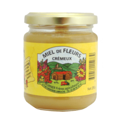 Miel de fleurs crémeux 250g