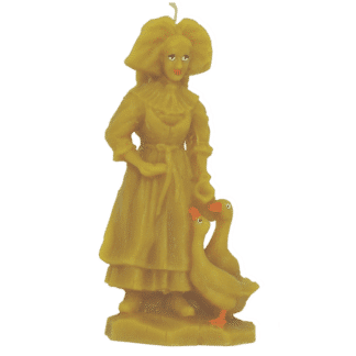 Bougie Alsacienne en cire d'abeille